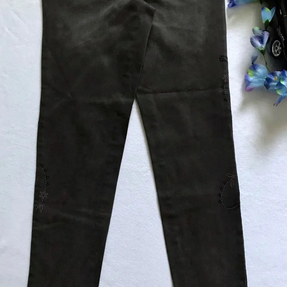 Style & Co. NWT Dark Grey Slim Leg Jeans Women 4 - Picture 9 of 13